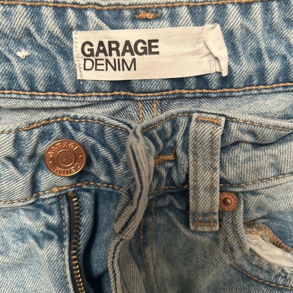 Garage Blue Jean Shorts - Picture 2 of 3